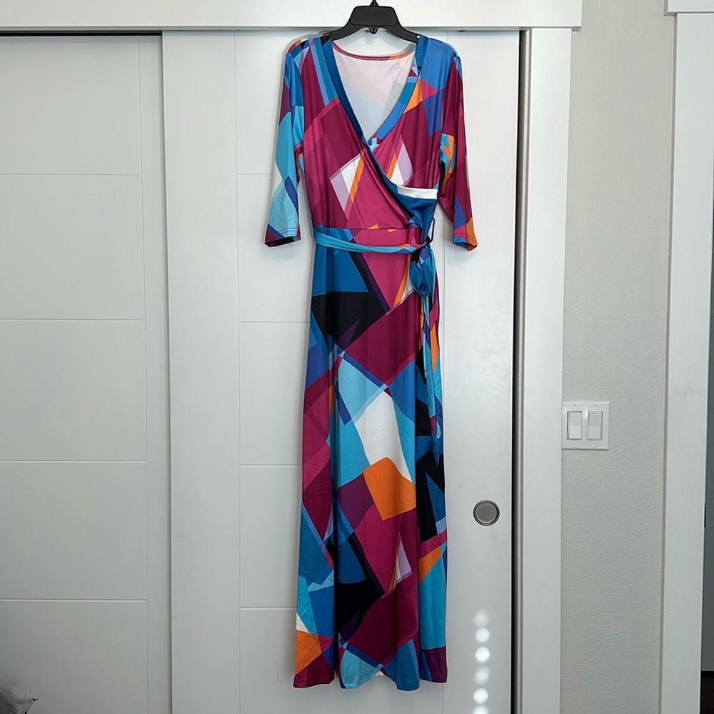 Geometric Printed Dress